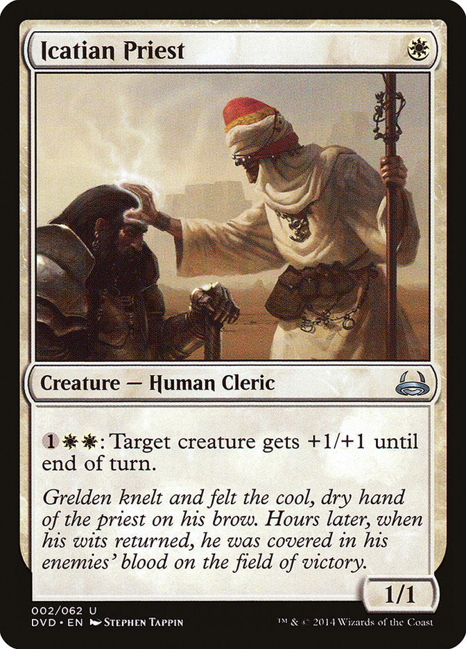 Icatian Priest (Divine vs. Demonic) [Duel Decks Anthology] Magic: The Gathering