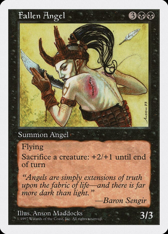 Fallen Angel [Fifth Edition] Magic: The Gathering