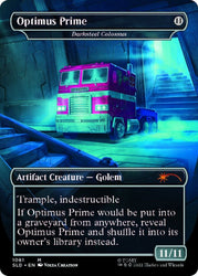 Darksteel Colossus - Optimus Prime (Borderless) [Secret Lair Drop Series] Magic: The Gathering