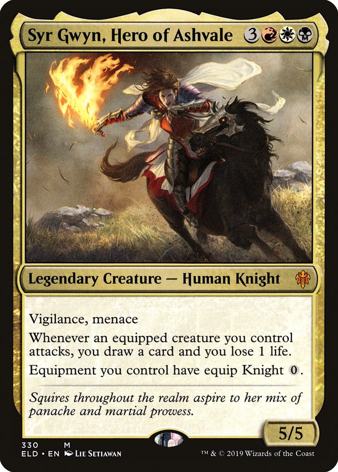 Syr Gwyn, Hero of Ashvale [Throne of Eldraine] Magic: The Gathering