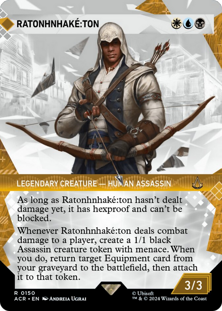 Ratonhnhake:ton (Showcase) [Assassin's Creed] Magic: The Gathering