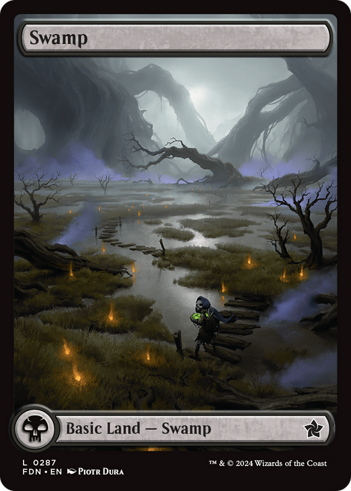 Swamp (0287) [Foundations] Magic: The Gathering