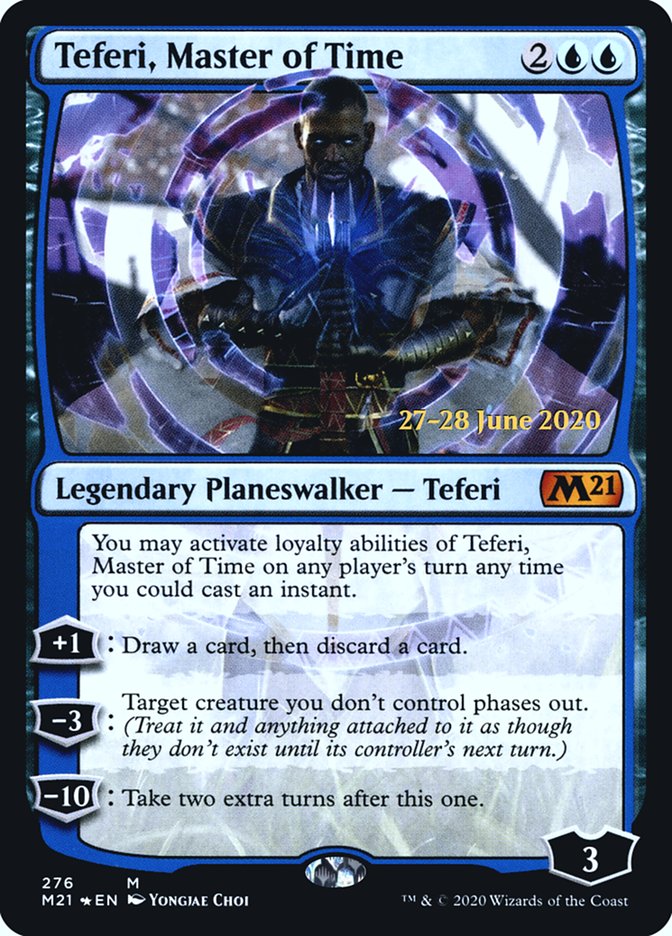 Teferi, Master of Time (276) [Core Set 2021 Prerelease Promos] Magic: The Gathering