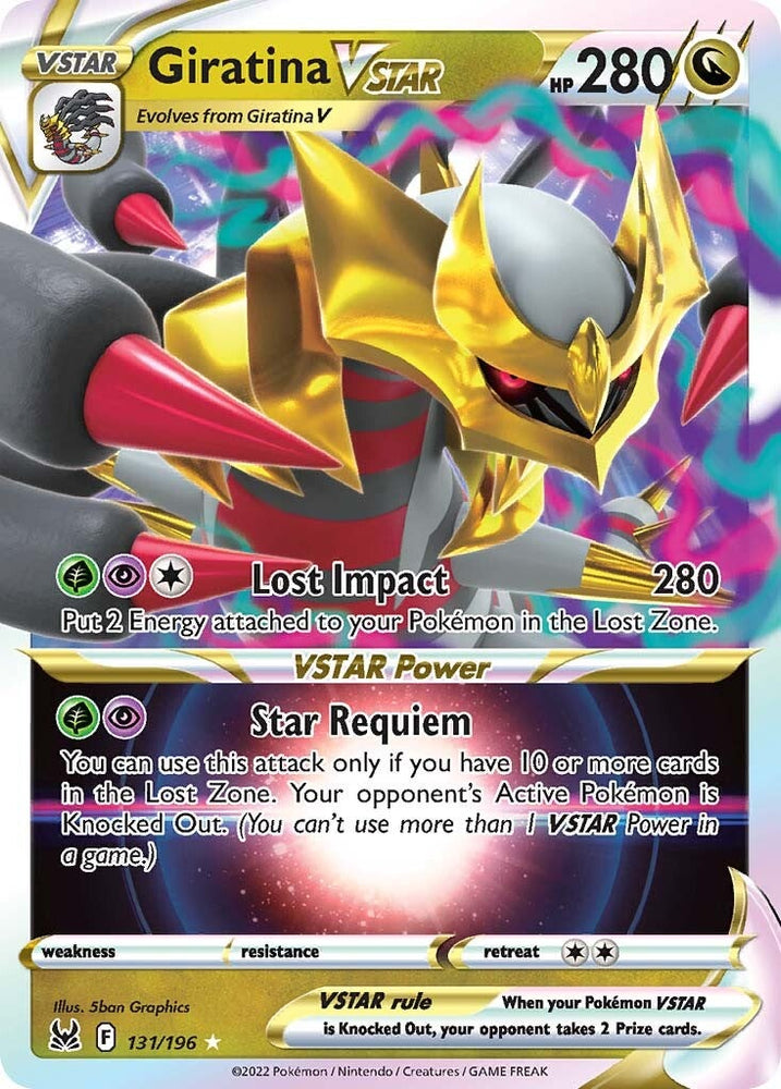 Giratina VSTAR (131/196) (Jumbo Card) [Sword & Shield: Lost Origin] Pokémon
