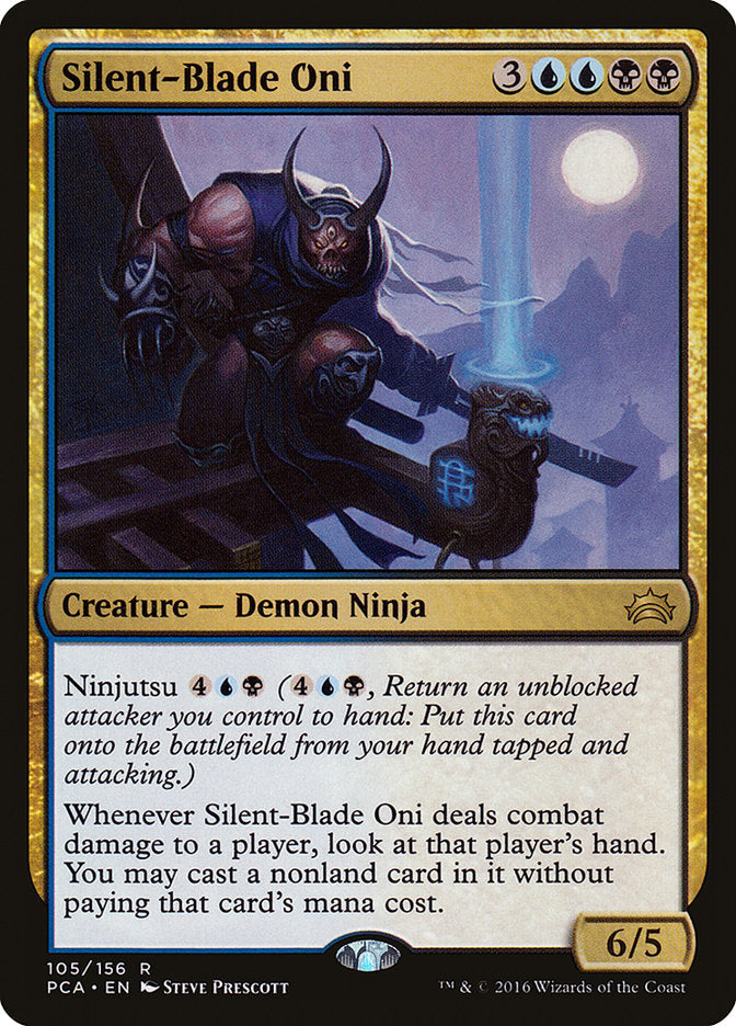 Silent-Blade Oni [Planechase Anthology] Magic: The Gathering