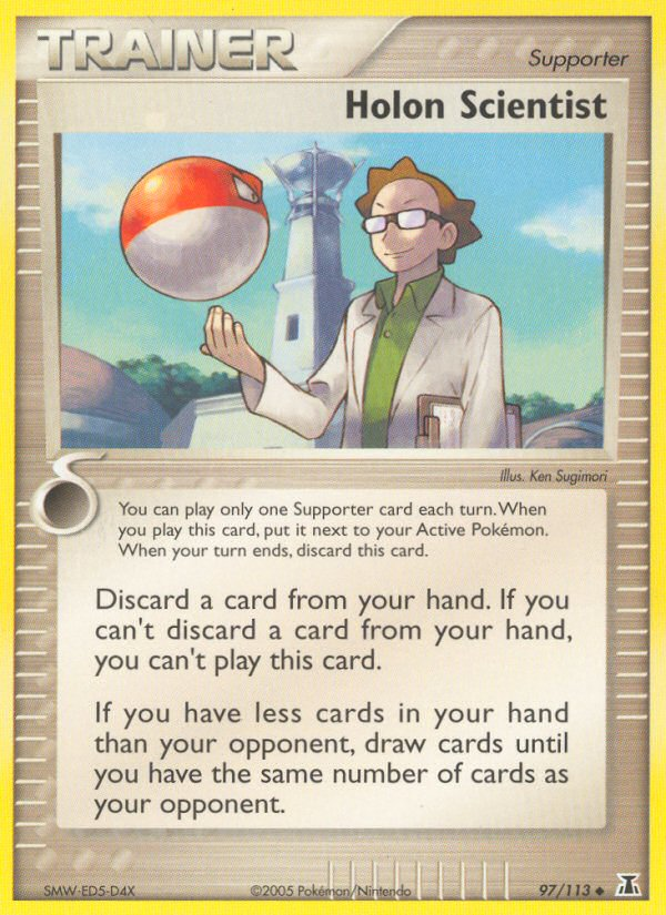 Holon Scientist (97/113) [EX: Delta Species] Pokémon