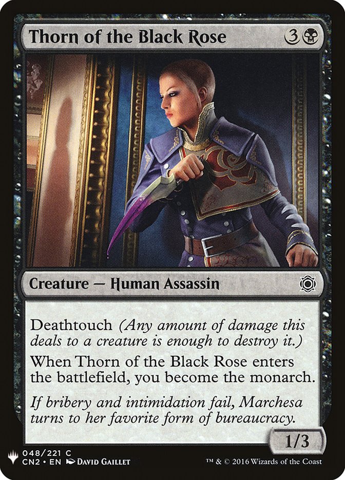 Thorn of the Black Rose [Mystery Booster] Magic: The Gathering