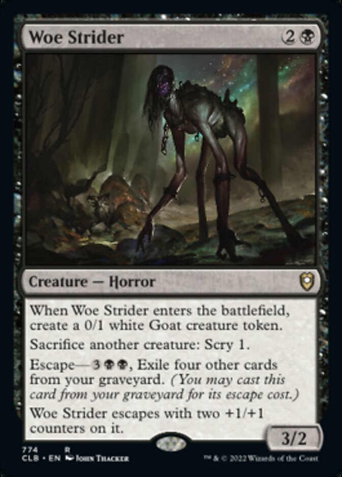 Woe Strider [Commander Legends: Battle for Baldur's Gate] Magic: The Gathering