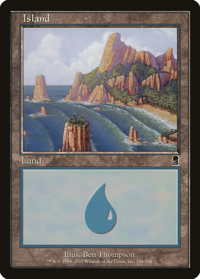 Island (336) [Odyssey] Magic: The Gathering