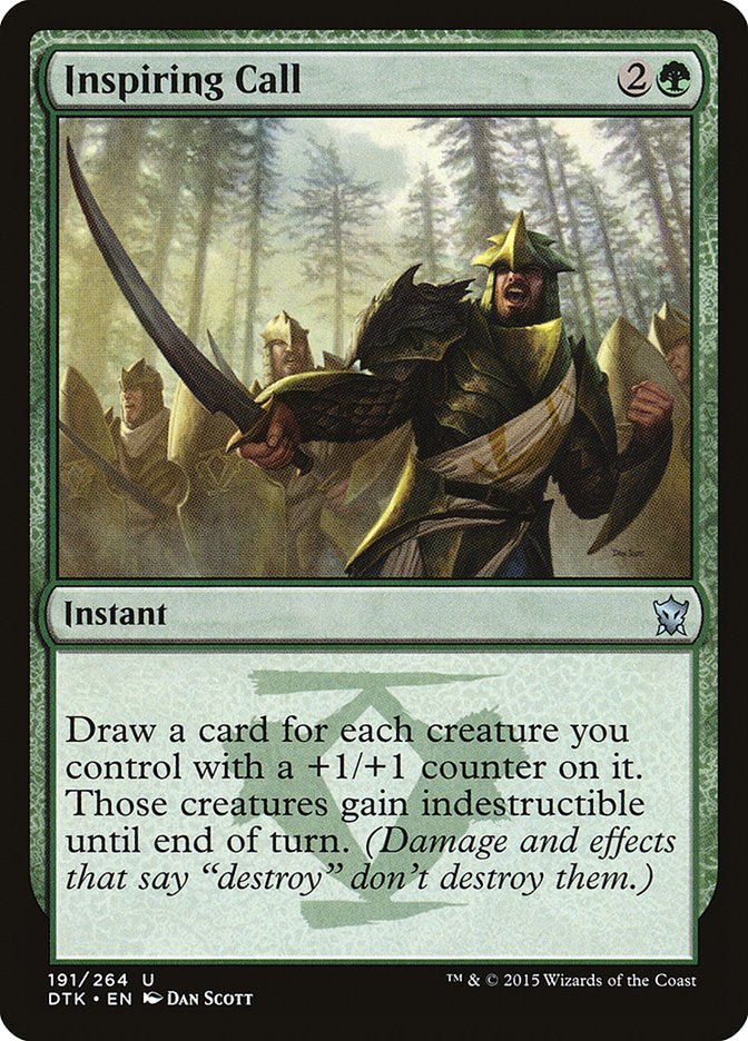 Inspiring Call [Dragons of Tarkir] Magic: The Gathering