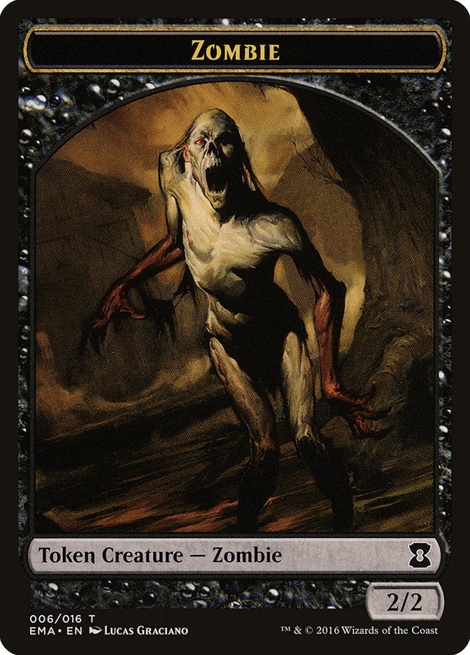 Zombie Token [Eternal Masters Tokens] Magic: The Gathering