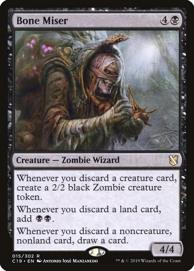Bone Miser [Commander 2019] Magic: The Gathering