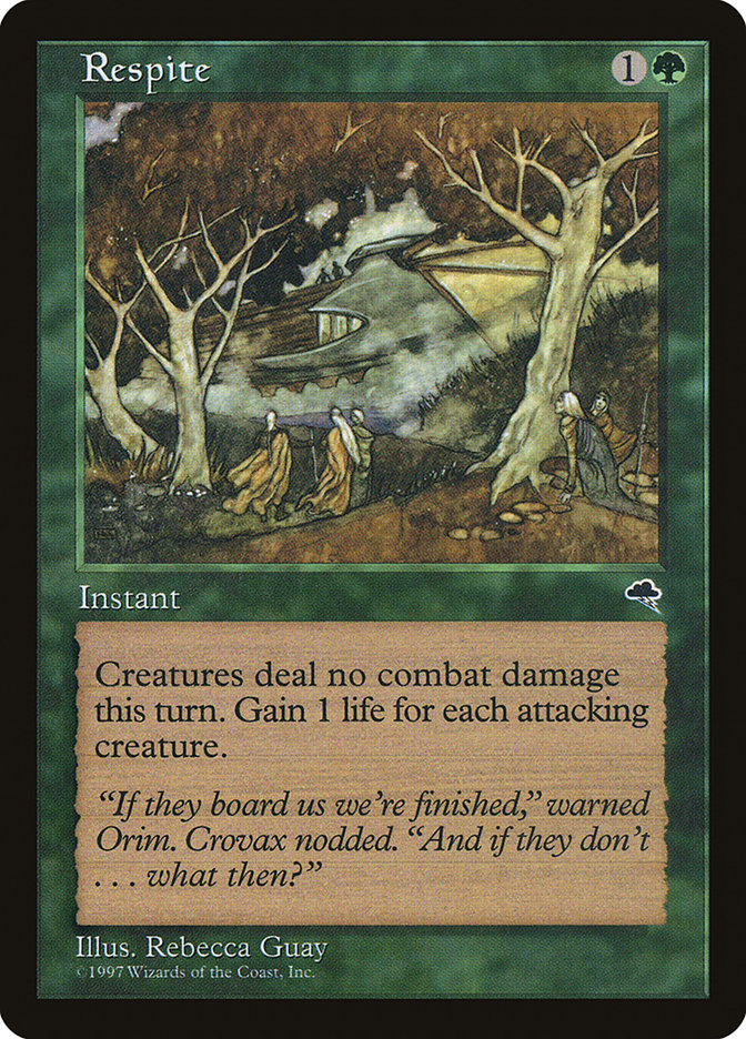 Respite [Tempest] Magic: The Gathering
