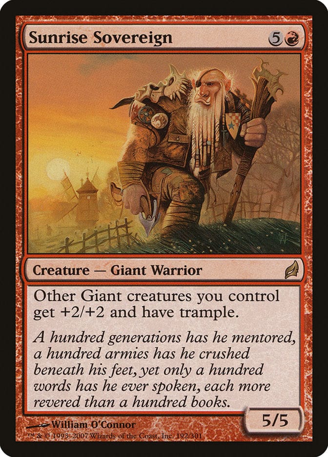 Sunrise Sovereign [Lorwyn] Magic: The Gathering