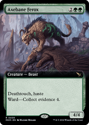 Axebane Ferox (Extended Art) [Murders at Karlov Manor] Magic: The Gathering