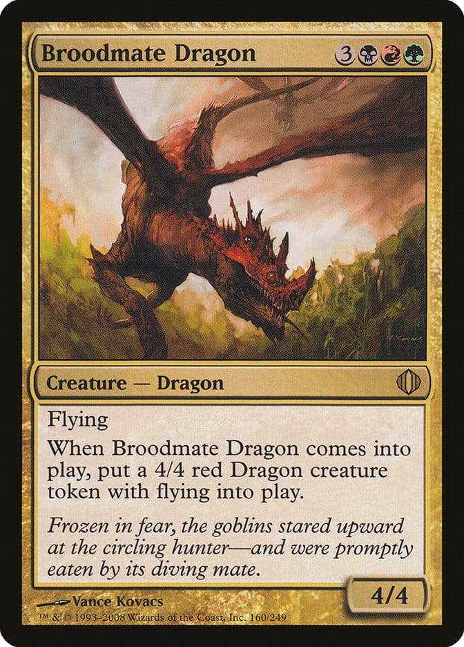 Broodmate Dragon [Shards of Alara] Magic: The Gathering