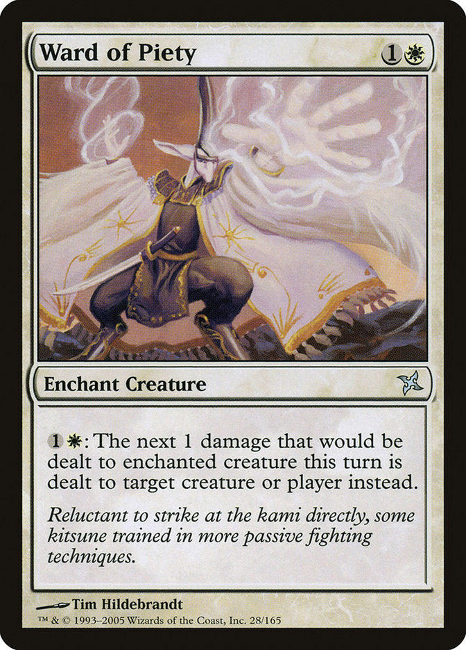Ward of Piety [Betrayers of Kamigawa] Magic: The Gathering