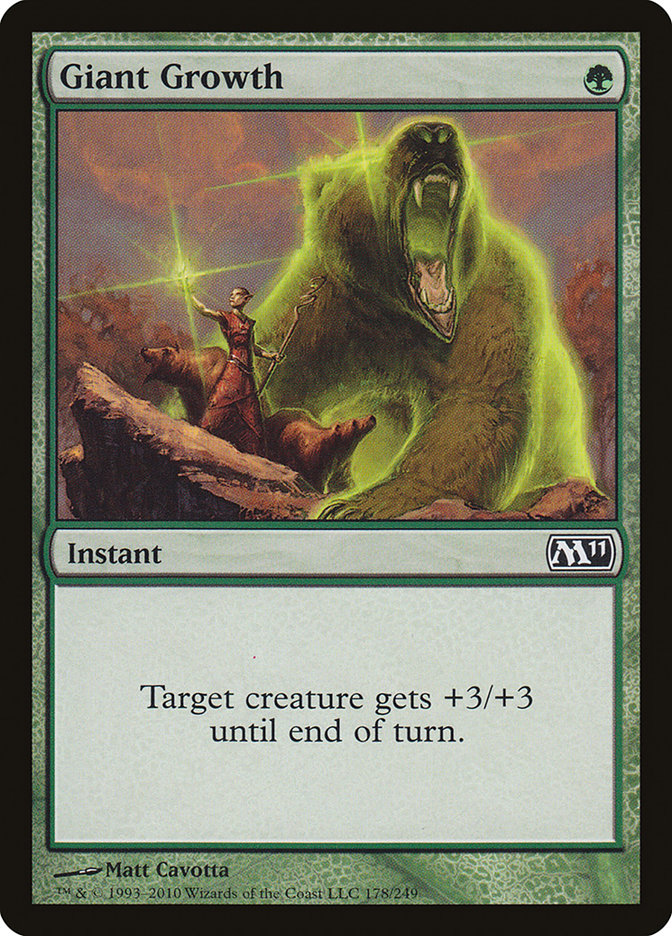 Giant Growth [Magic 2011] Magic: The Gathering