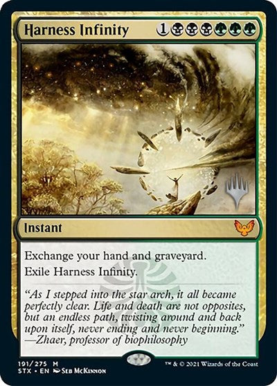 Harness Infinity (Promo Pack) [Strixhaven: School of Mages Promos] Magic: The Gathering