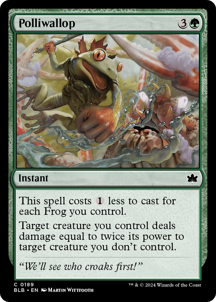 Polliwallop [Bloomburrow] Magic: The Gathering