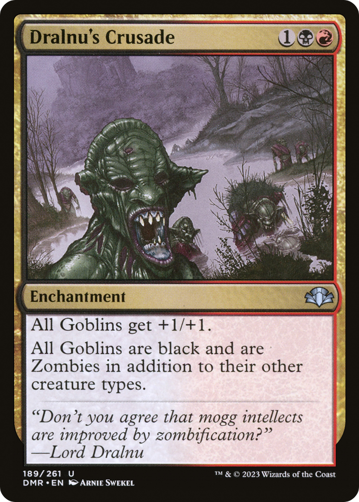 Dralnu's Crusade [Dominaria Remastered] Magic: The Gathering