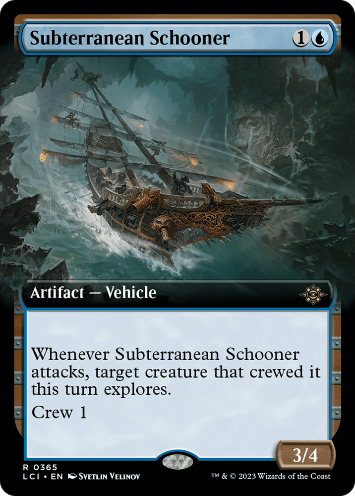 Subterranean Schooner (Extended Art) [The Lost Caverns of Ixalan] Magic: The Gathering