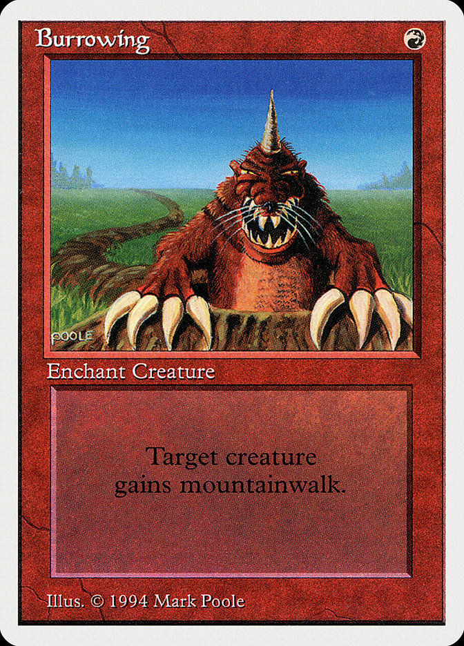 Burrowing [Summer Magic / Edgar] Magic: The Gathering