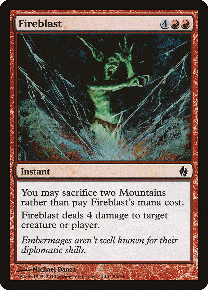 Fireblast [Premium Deck Series: Fire and Lightning] Magic: The Gathering