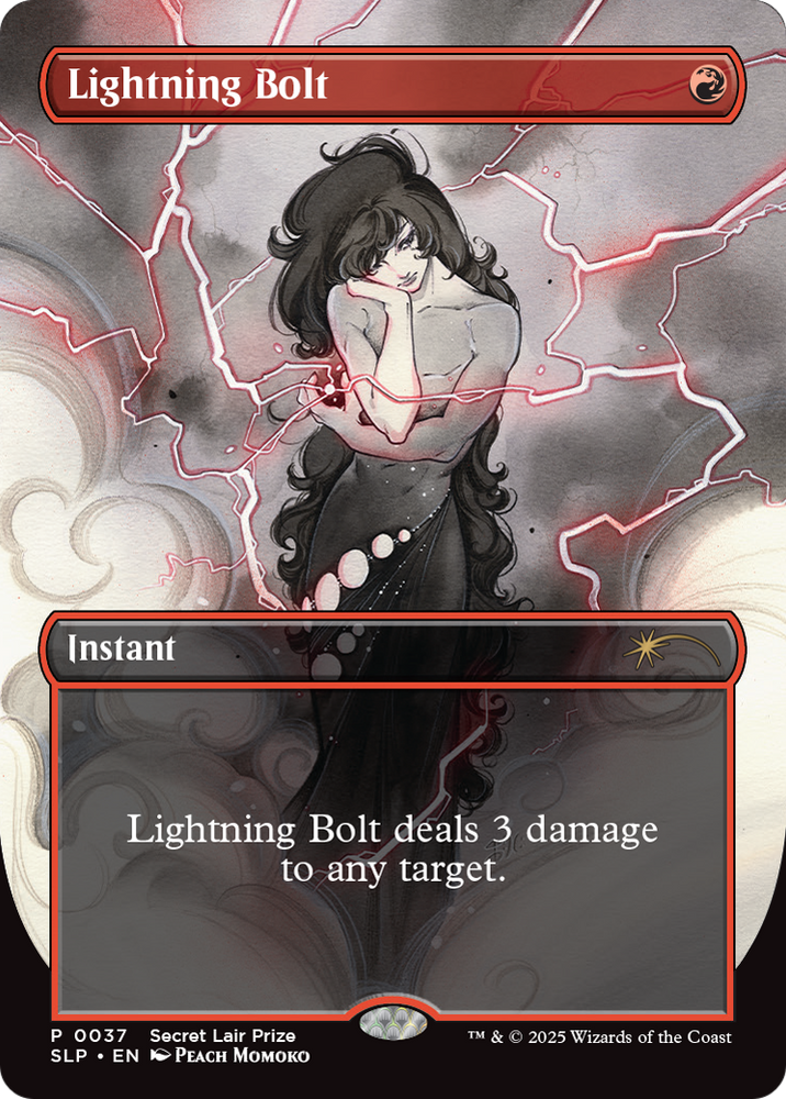 Lightning Bolt (0037) [Secret Lair Showdown] Magic: The Gathering