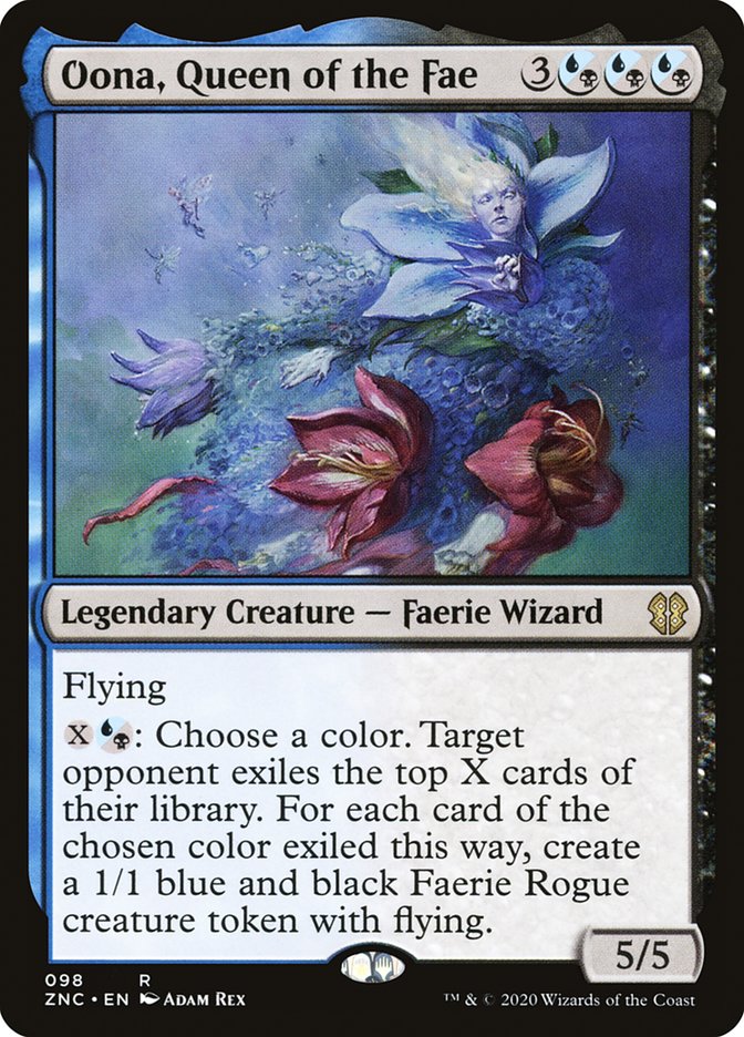 Oona, Queen of the Fae [Zendikar Rising Commander] Magic: The Gathering
