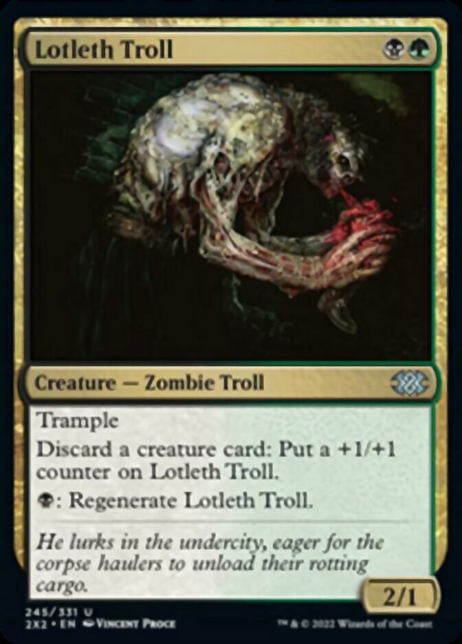 Lotleth Troll [Double Masters 2022] Magic: The Gathering