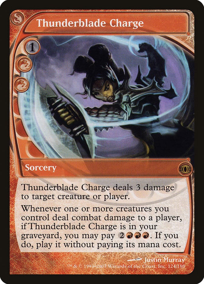Thunderblade Charge [Future Sight] Magic: The Gathering