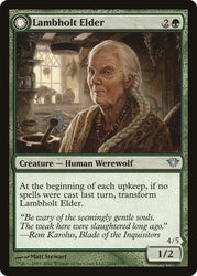 Lambholt Elder // Silverpelt Werewolf [Dark Ascension] Magic: The Gathering