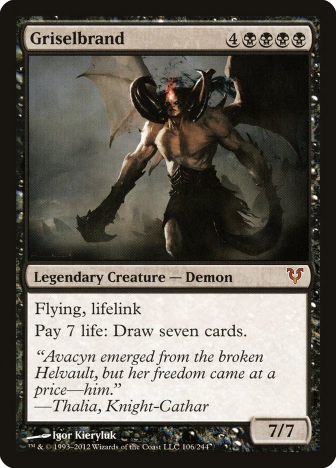 Griselbrand [Avacyn Restored] Magic: The Gathering