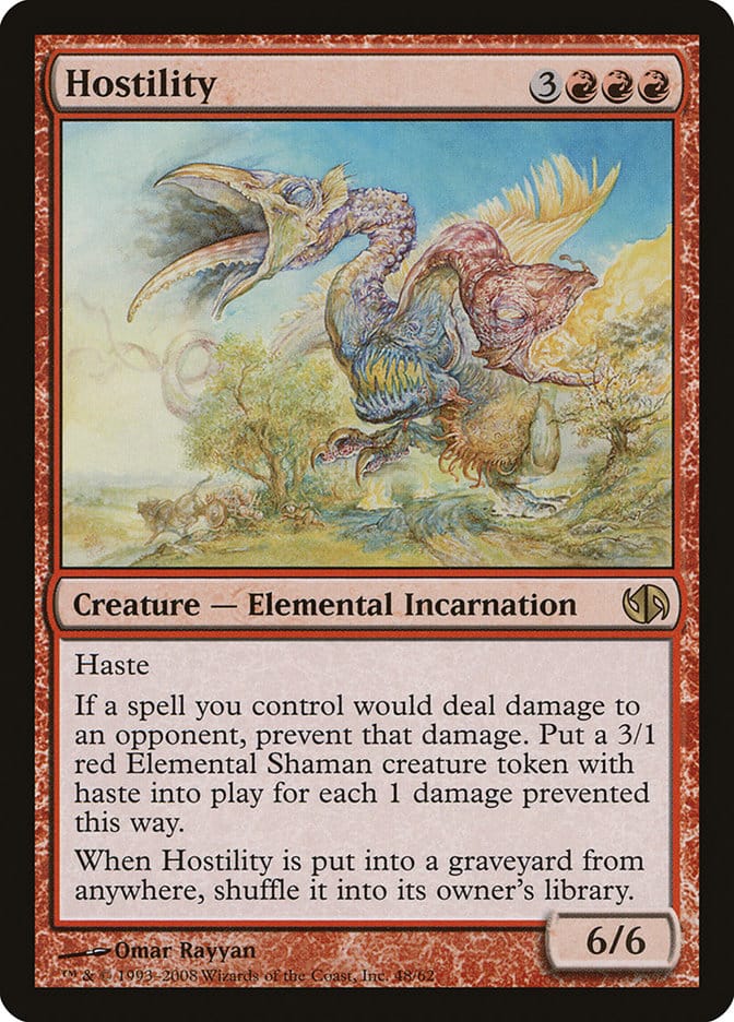 Hostility [Duel Decks: Jace vs. Chandra] Magic: The Gathering