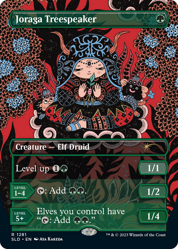 Joraga Treespeaker (Borderless) [Secret Lair Drop Series] Magic: The Gathering