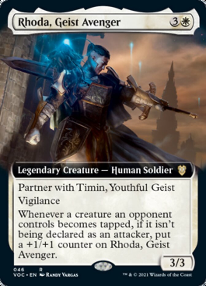 Rhoda, Geist Avenger (Extended Art) [Innistrad: Crimson Vow Commander] Magic: The Gathering