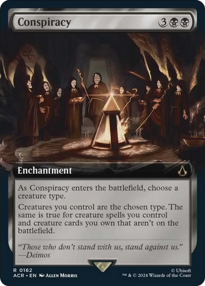 Conspiracy (Extended Art) [Assassin's Creed] Magic: The Gathering