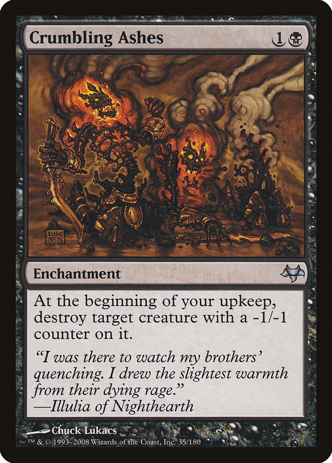 Crumbling Ashes [Eventide] Magic: The Gathering