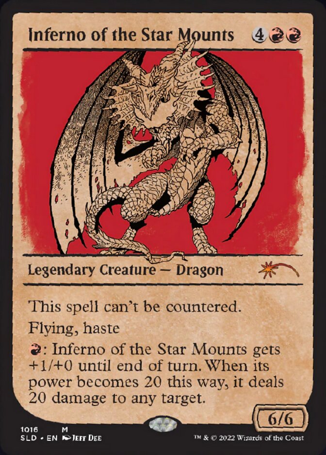 Inferno of the Star Mounts (Showcase) [Secret Lair Drop Series] Magic: The Gathering