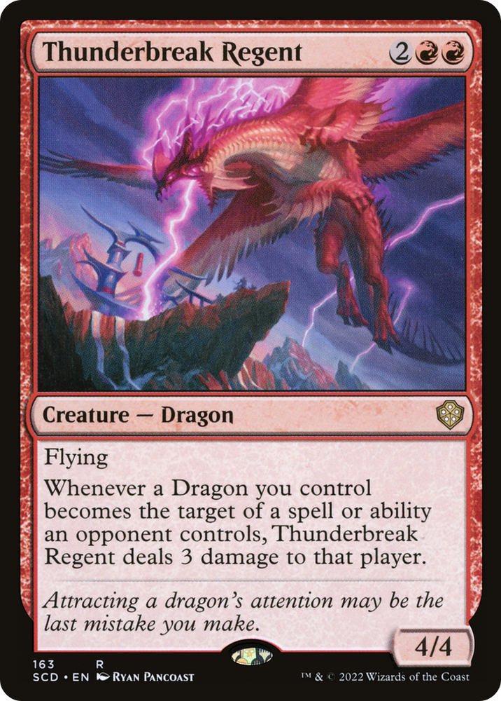 Thunderbreak Regent [Starter Commander Decks] Magic: The Gathering