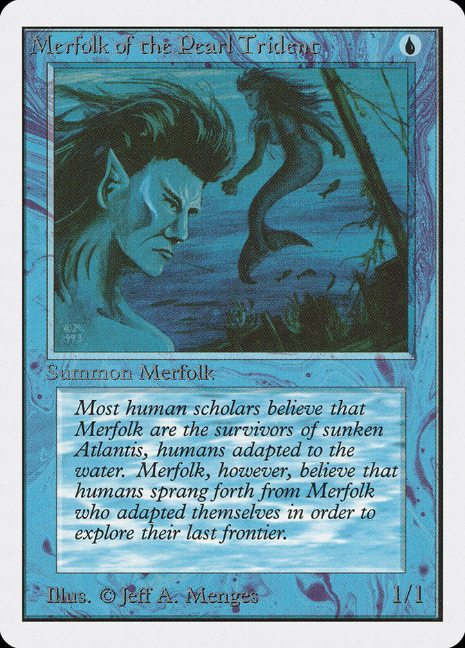 Merfolk of the Pearl Trident [Unlimited Edition] Magic: The Gathering