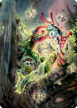 Go-Shintai of Life's Origin Art Card [Kamigawa: Neon Dynasty Art Series] Magic: The Gathering