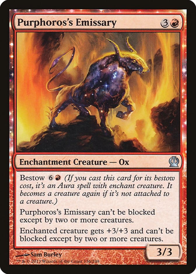 Purphoros's Emissary [Theros] Magic: The Gathering