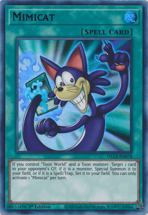 Mimicat (Purple) [DLCS-EN078] Ultra Rare - Yugioh Cards For Your TCG Needs!