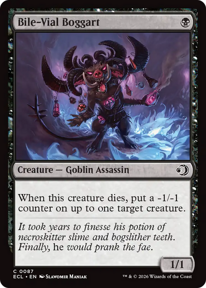 Bile-Vial Boggart [Lorwyn Eclipsed] Magic: The Gathering