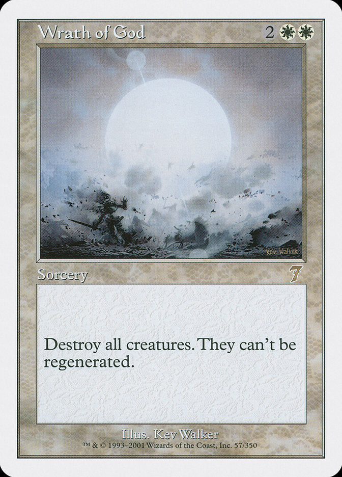 Wrath of God [Seventh Edition] Magic: The Gathering