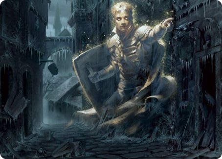 Dennick, Pious Apparition Art Card [Innistrad: Midnight Hunt Art Series] Magic: The Gathering
