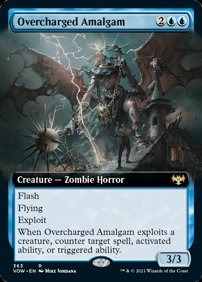 Overcharged Amalgam (Extended Art) [Innistrad: Crimson Vow] Magic: The Gathering
