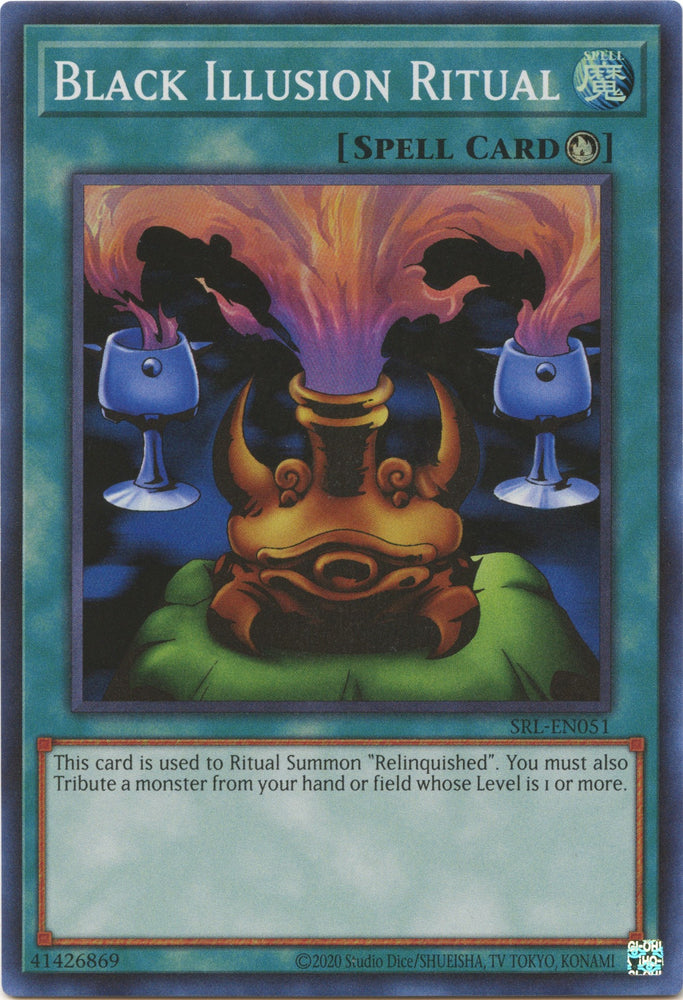 Black Illusion Ritual (25th Anniversary) [SRL-EN051] Super Rare - Yugioh Cards For Your TCG Needs!